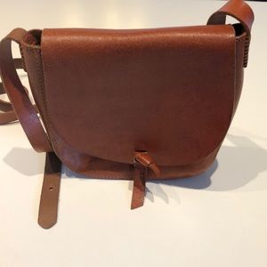Lucky Brand Brown Small Leather Cross Body Bag